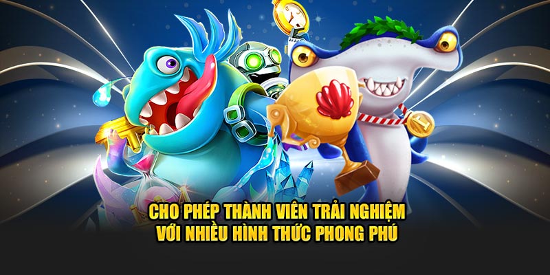 Cho phép thành viên trải nghiệm với nhiều hình thức phong phú